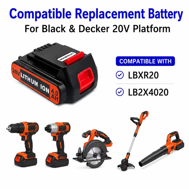 for 3/4/6/8Ah Long Runtime BL2 - огляд і ціна Black+Decker Tool Cordless