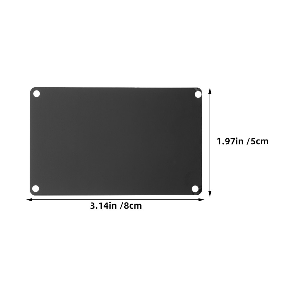 10Pcs Blank Aluminum Nameplate - огляд і ціна Industrial Laser Engraver For Metal