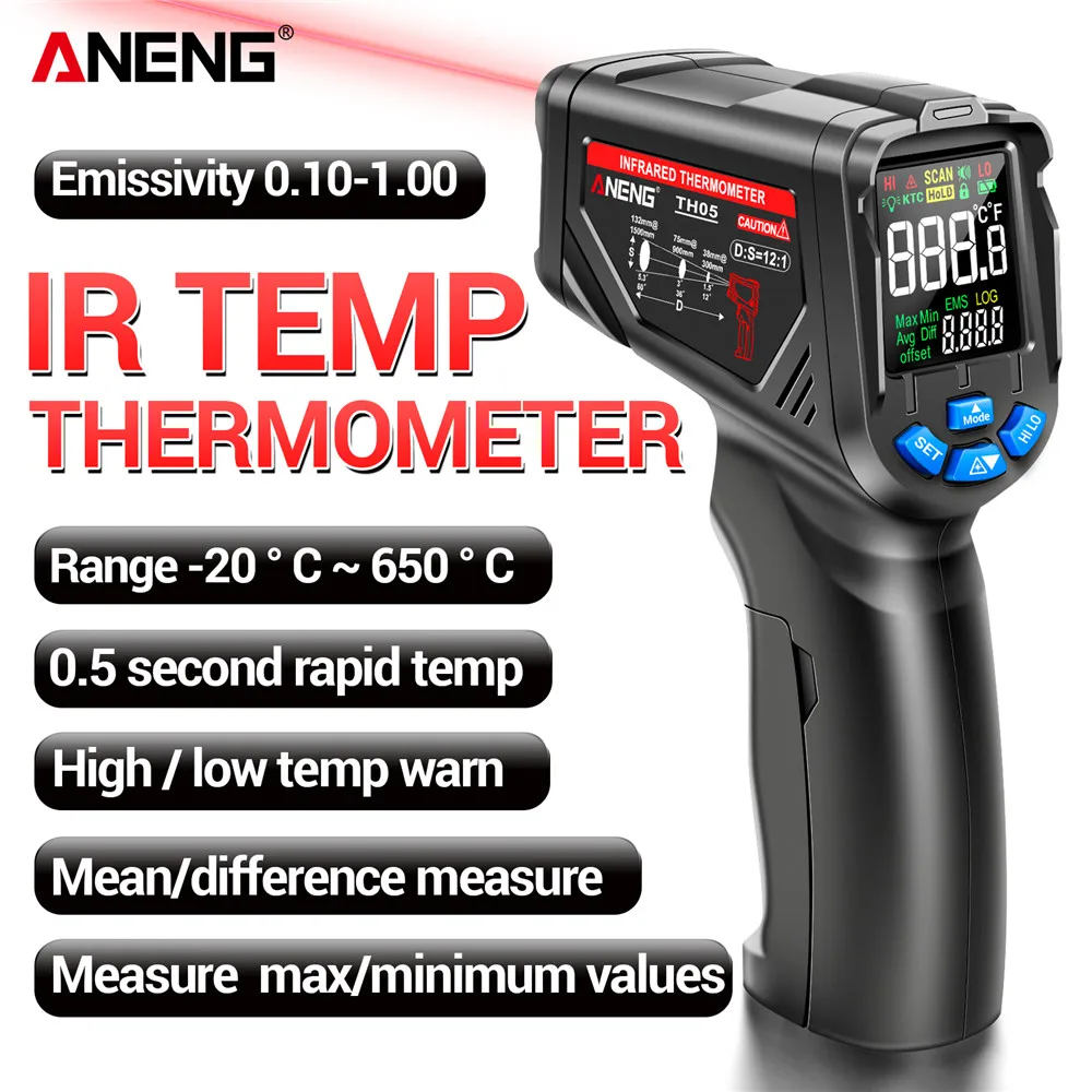 Sensor Gun Circuit Industrial  - огляд і ціна Industrial Laser Temperature Sensor