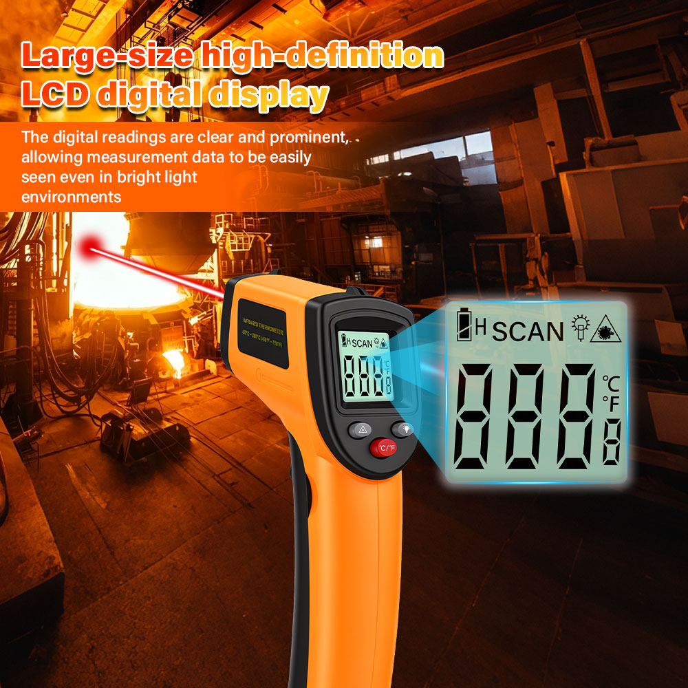 Digital Infrared Thermometer N - огляд і ціна Industrial Laser Temperature Sensor
