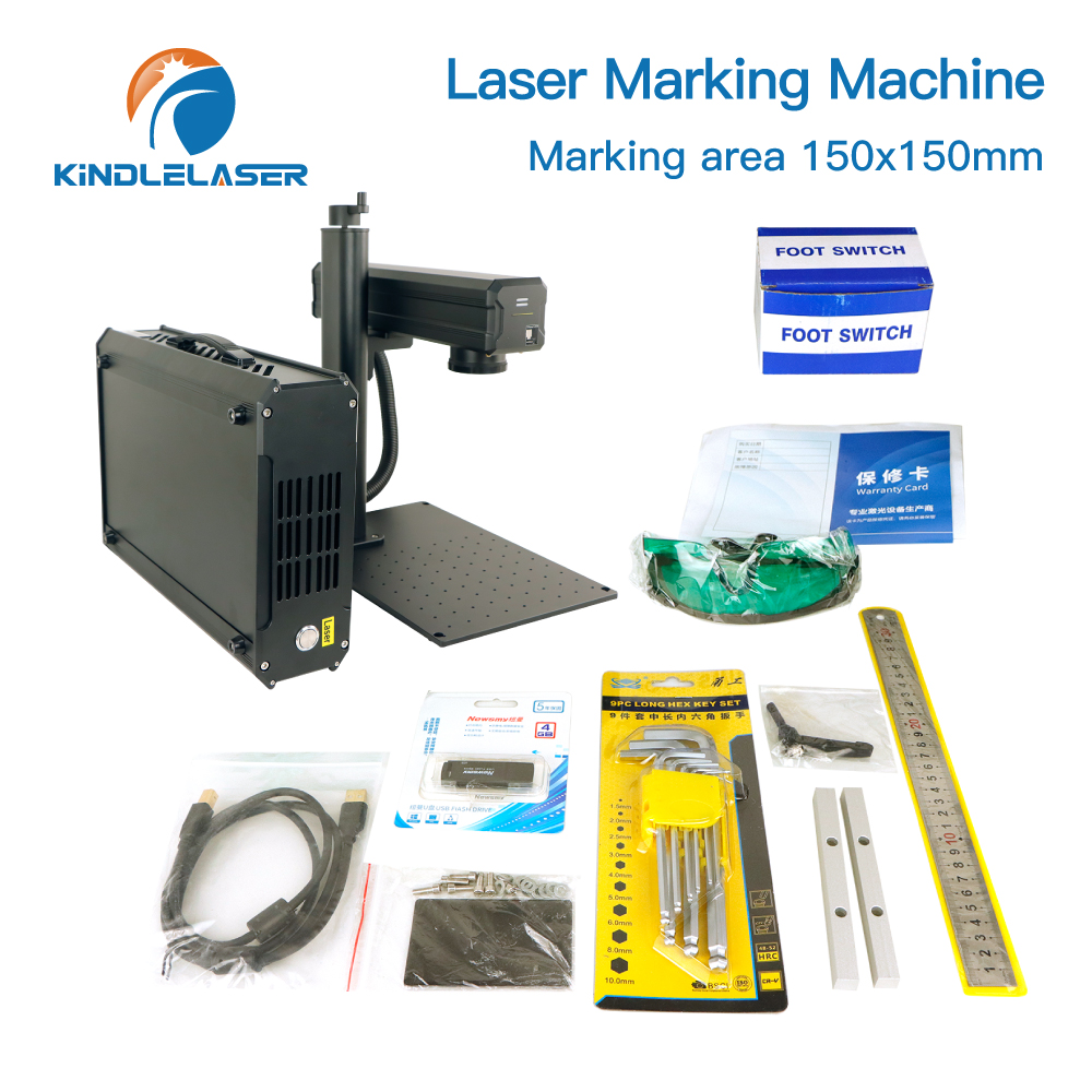 Kindlelaser S5 20W 30W Fiber L - огляд і ціна Industrial Laser Engraving Machine For Metal
